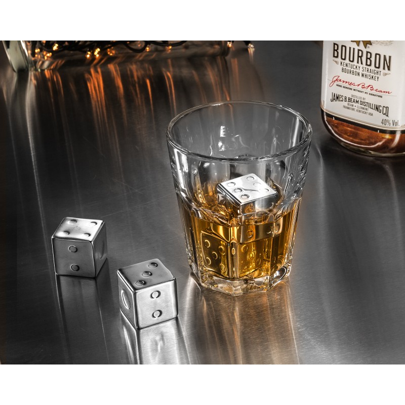 Cuburi de inox 4 buc - raceste bautura fara a o dilua - inlocuieste gheața - imagine 7